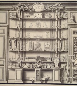 Modèles des Forces Movvantes, du Cabinet de Physique de Bonnier de la Mosson - Jean Baptiste, the Younger Courtonne